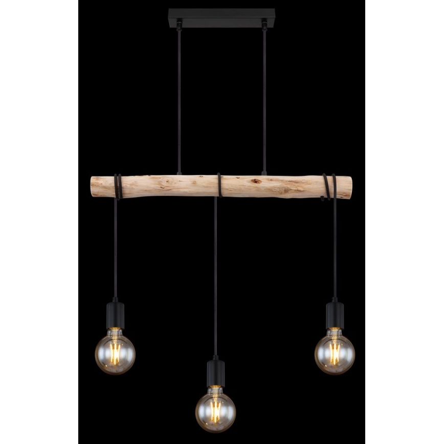 Globo - Hanglamp aan kabel 3xE27/60W/230V