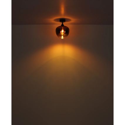 Globo - Plafondlamp 1xE27/40W/230V koper