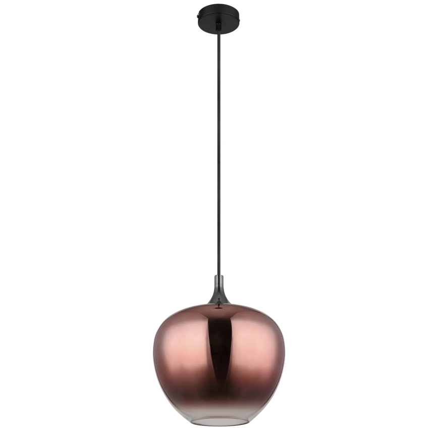 Globo - Hanglamp aan een koord 1xE27/60W/230V diameter 29 cm koper