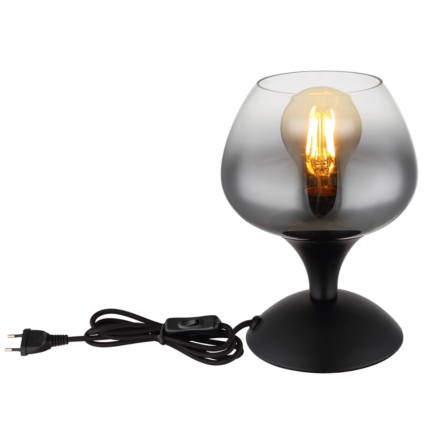 Globo - Tafellamp 1xE27/40W/230V zwart