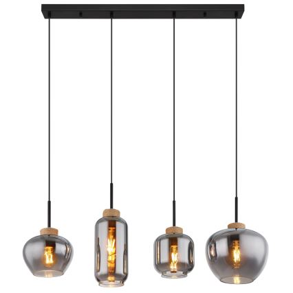 Globo - Hanglamp aan een koord 4xE27/40W/230V