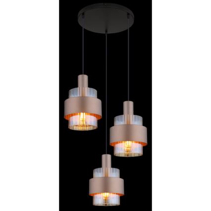 Globo - Hanglamp met kabelophanging 3xE27/60W/230V