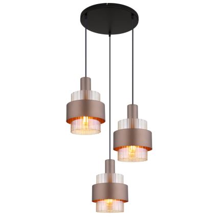 Globo - Hanglamp met kabelophanging 3xE27/60W/230V
