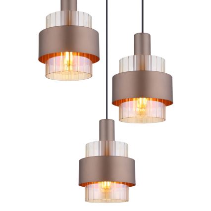Globo - Hanglamp met kabelophanging 3xE27/60W/230V