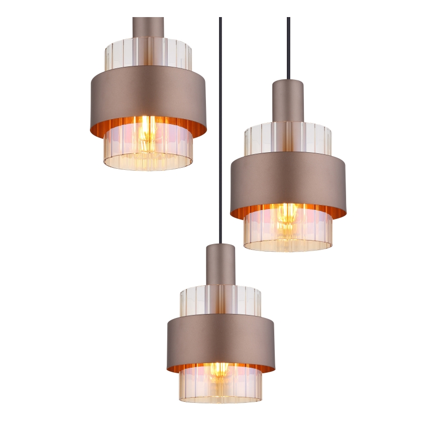 Globo - Hanglamp met kabelophanging 3xE27/60W/230V