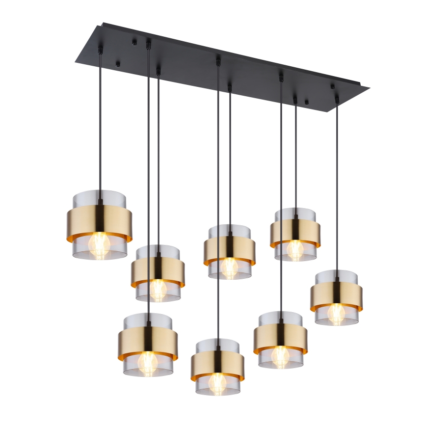 Globo - Hanglamp aan een koord 8xE27/60W/230V