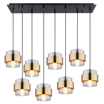Globo - Hanglamp aan een koord 8xE27/60W/230V