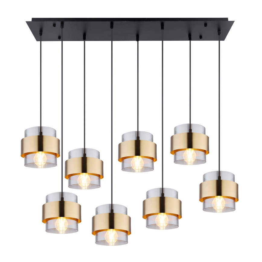 Globo - Hanglamp aan een koord 8xE27/60W/230V
