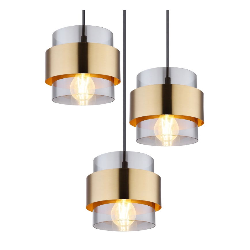 Globo - Hanglamp aan een koord 8xE27/60W/230V