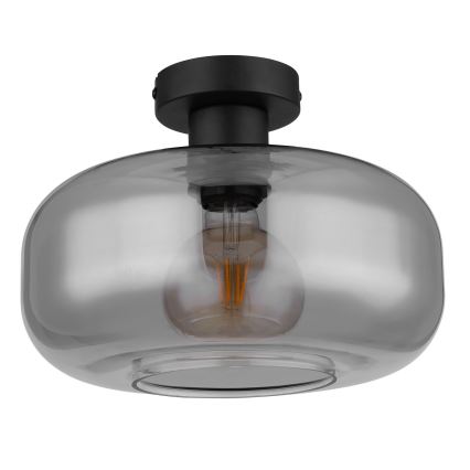 Globo - Bevestigde hanglamp 1xE27/40W/230V diameter 28 cm grijs