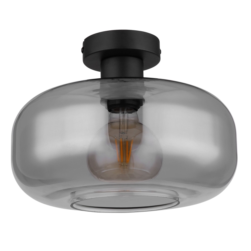 Globo - Bevestigde hanglamp 1xE27/40W/230V diameter 28 cm grijs