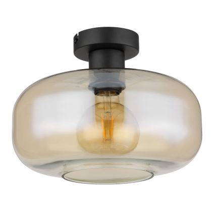 Globo - Bevestigde hanglamp 1xE27/40W/230V diameter 28 cm doorzichtig
