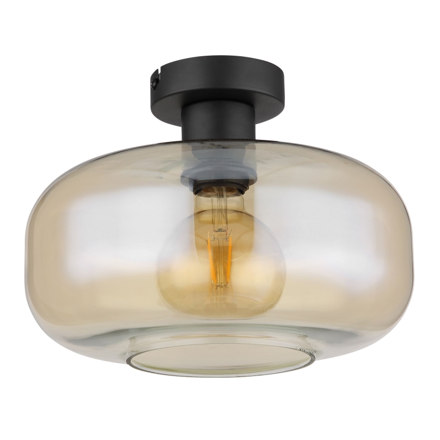 Globo - Bevestigde hanglamp 1xE27/40W/230V diameter 28 cm doorzichtig
