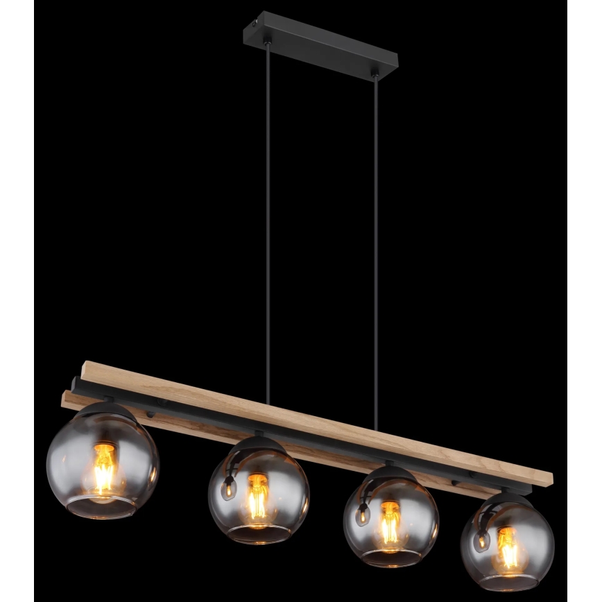 Globo - Hanglamp aan een koord 4xE27/25W/230V