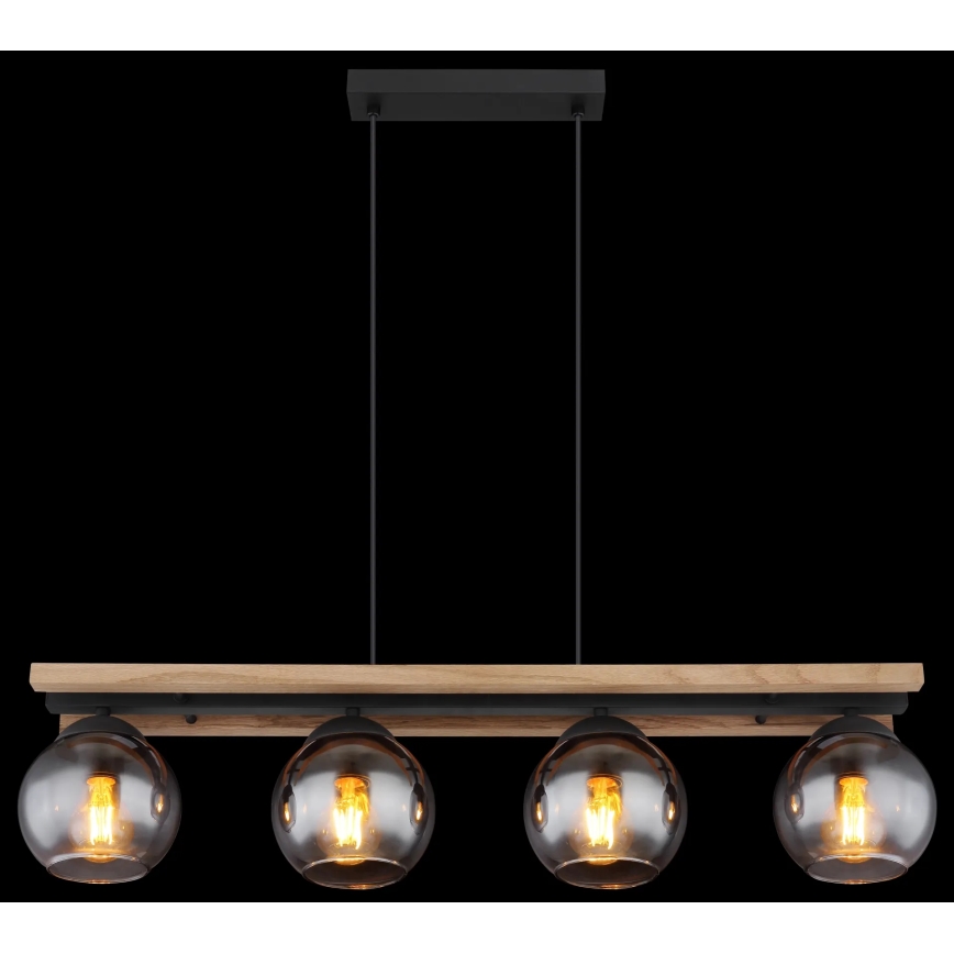 Globo - Hanglamp aan een koord 4xE27/25W/230V