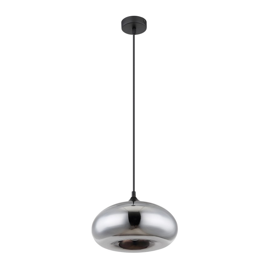 Globo - Hanglamp aan een koord 1xE27/60W/230V glanzend chroom