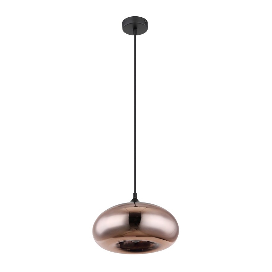 Globo - Hanglamp aan een koord 1xE27/60W/230V koper