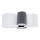 Globo 15586-4D - Plafondlamp MAKKI 4xE27/15W/230V wit/grijs/zwart