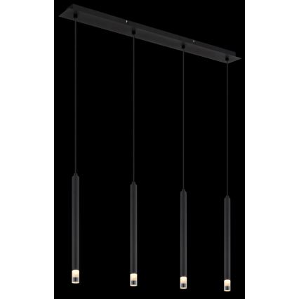 Globo - Hanglamp aan een koord 4xG9/4W/230V zwart