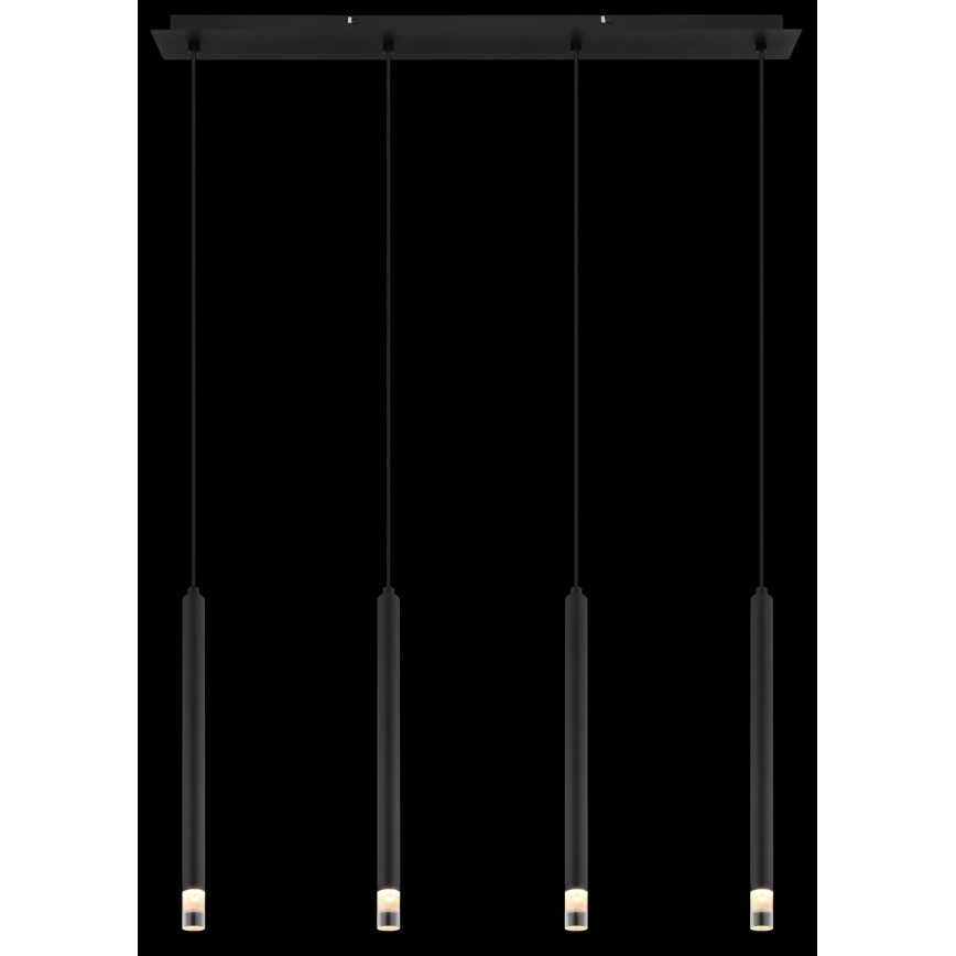 Globo - Hanglamp aan een koord 4xG9/4W/230V zwart