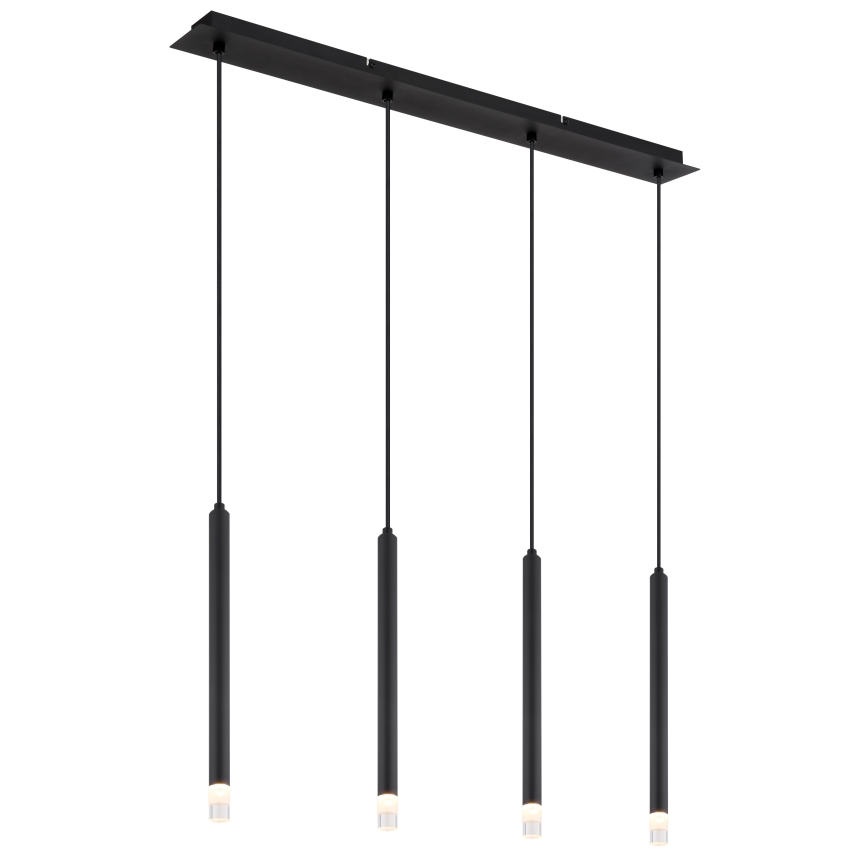 Globo - Hanglamp aan een koord 4xG9/4W/230V zwart