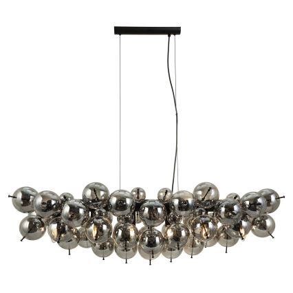 Globo - Hanglamp aan kabel 6xE14/25W/230V zwart