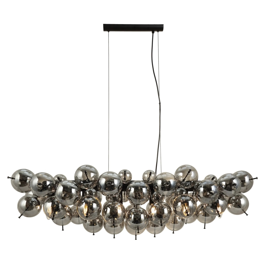 Globo - Hanglamp aan kabel 6xE14/25W/230V zwart