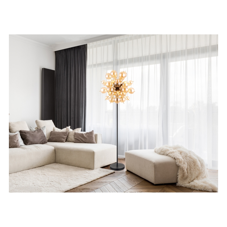 Globo - Vloerlamp 6xE14/25W/230V goudkleurig