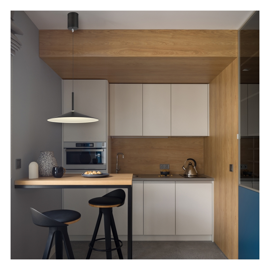 Globo - LED-hanglamp aan kabel LED/18W/230V 4000K zwart