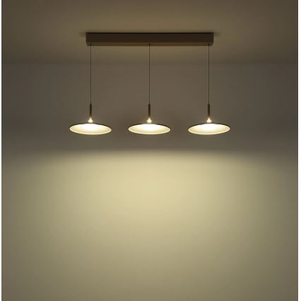 Globo - LED-hanglamp aan kabel LED/24W/230V 4000K crème