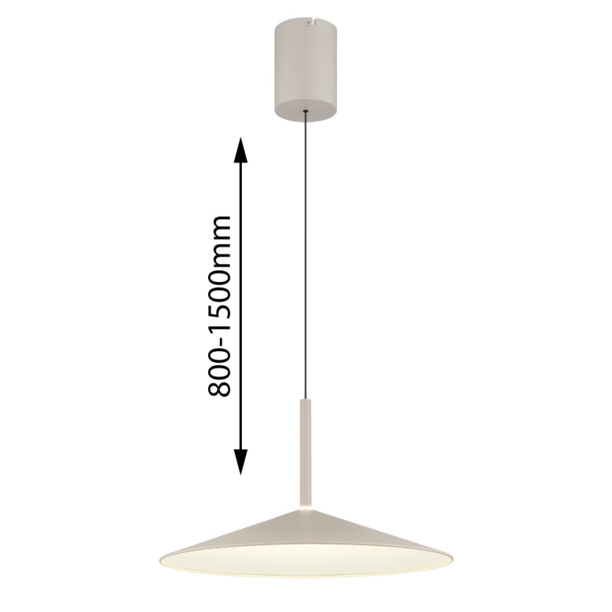 Globo - LED-hanglamp aan kabel LED/18W/230V 4000K beige