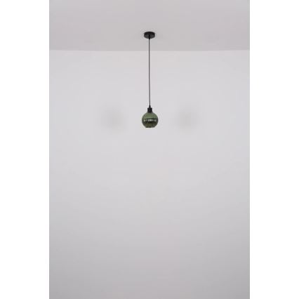 Globo - Hanglamp aan een koord 1xE27/25W/230V diameter 15 cm koper
