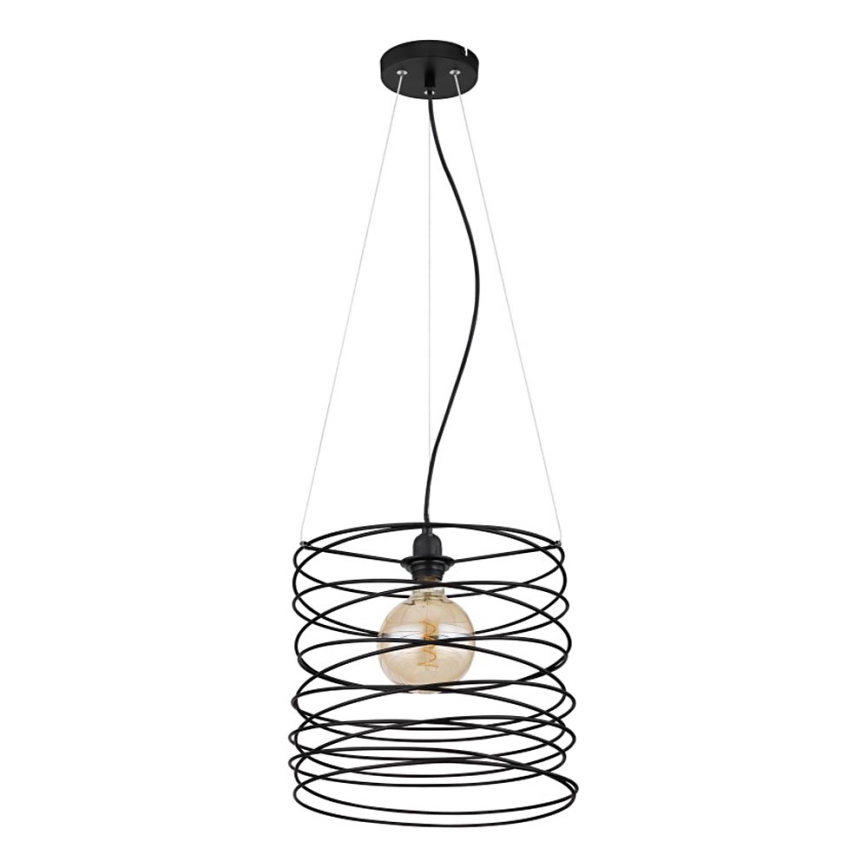 Globo 15640H - Hanglamp met kabel TILLY 1xE27/60W/230V zwart