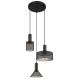 Globo - Hanglamp aan een koord 3xE27/60W/230V zwart