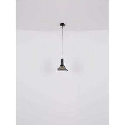 Globo - Hanglamp aan een koord 1xE27/60W/230V zwart