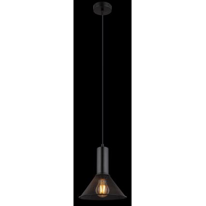 Globo - Hanglamp aan een koord 1xE27/60W/230V zwart