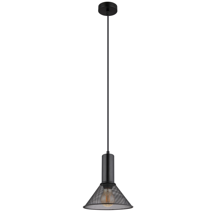 Globo - Hanglamp aan een koord 1xE27/60W/230V zwart