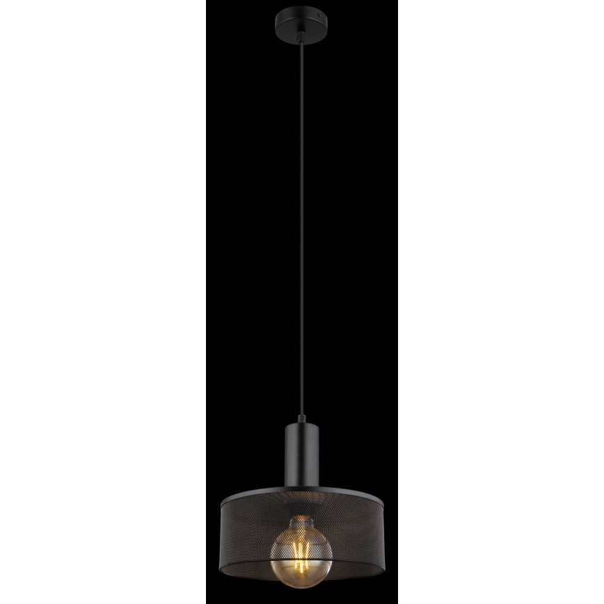 Globo - Hanglamp aan een koord 1xE27/60W/230V zwart