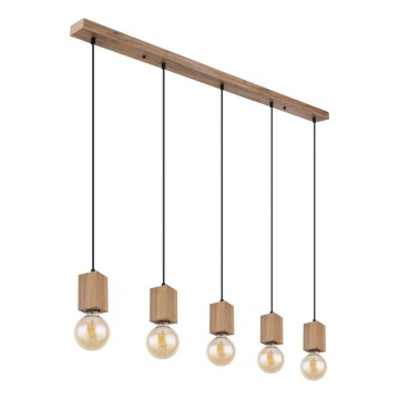 Globo 15655-5H - Hanglamp aan een koord ERNA 5xE27/60W/230V