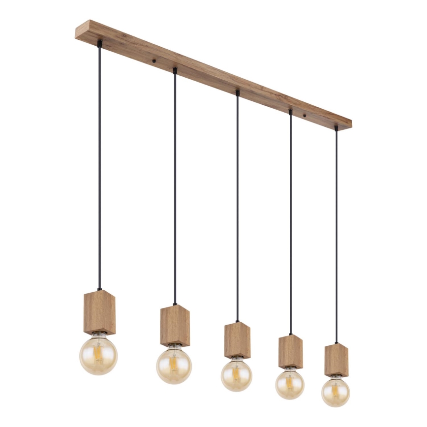 Globo 15655-5H - Hanglamp aan een koord ERNA 5xE27/60W/230V