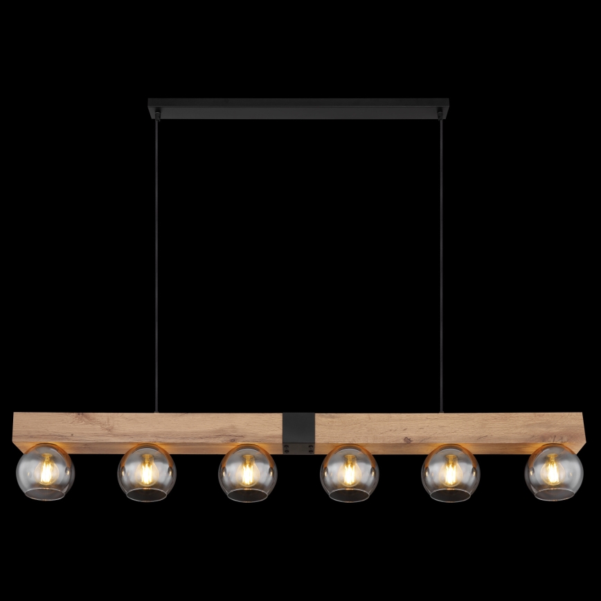 Globo - Hanglamp aan kabel 6xE27/40W/230V