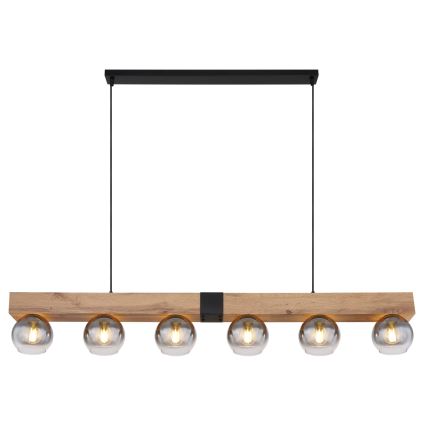Globo - Hanglamp aan kabel 6xE27/40W/230V