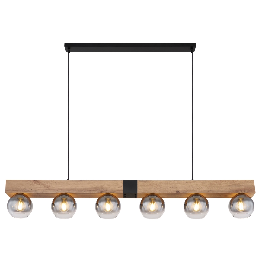 Globo - Hanglamp aan kabel 6xE27/40W/230V