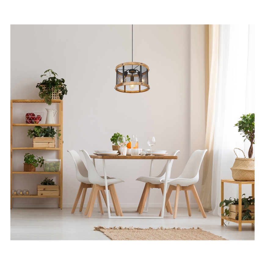 Globo - Hanglamp aan een koord 3xE27/40W/230V diameter 40 cm