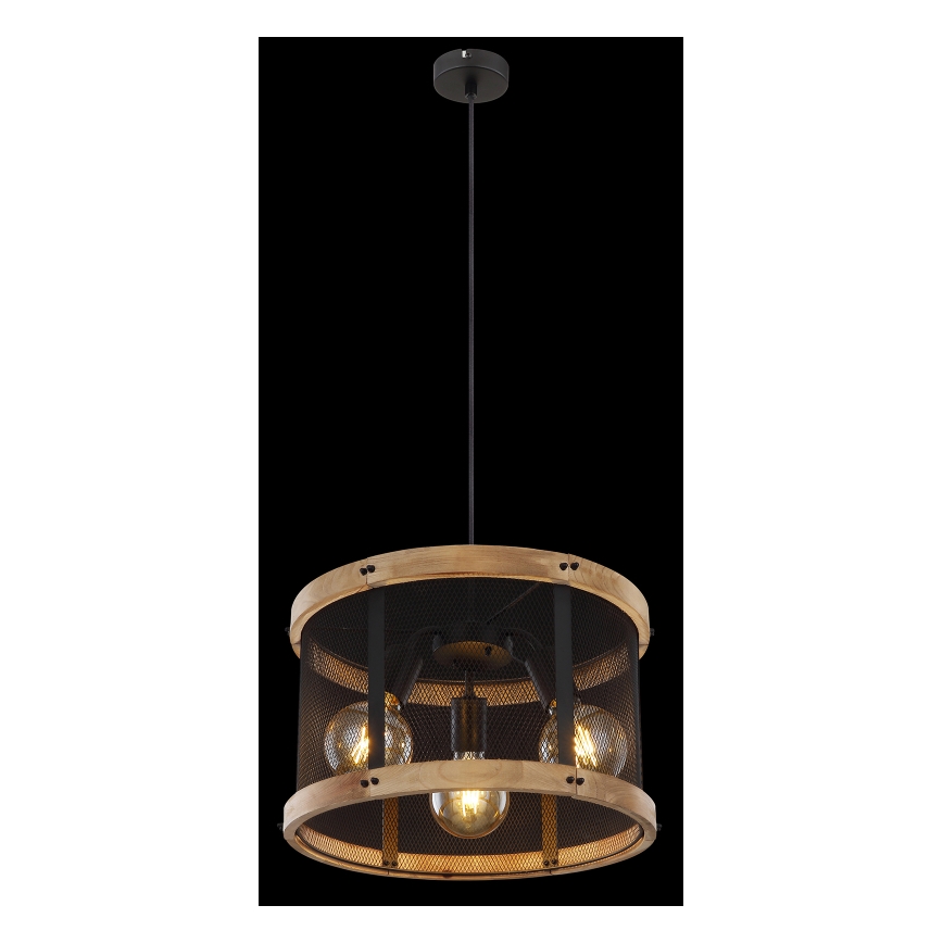 Globo - Hanglamp aan een koord 3xE27/40W/230V diameter 40 cm