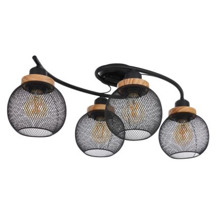 Globo - Aan plafond gevestigde hanglamp 4xE27/60W/230V