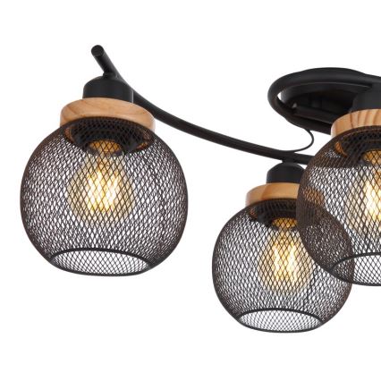 Globo - Aan plafond gevestigde hanglamp 4xE27/60W/230V