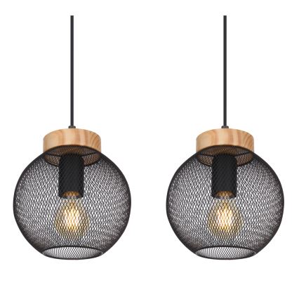 Globo - Pendellamp aan kabel 4xE27/40W/230V