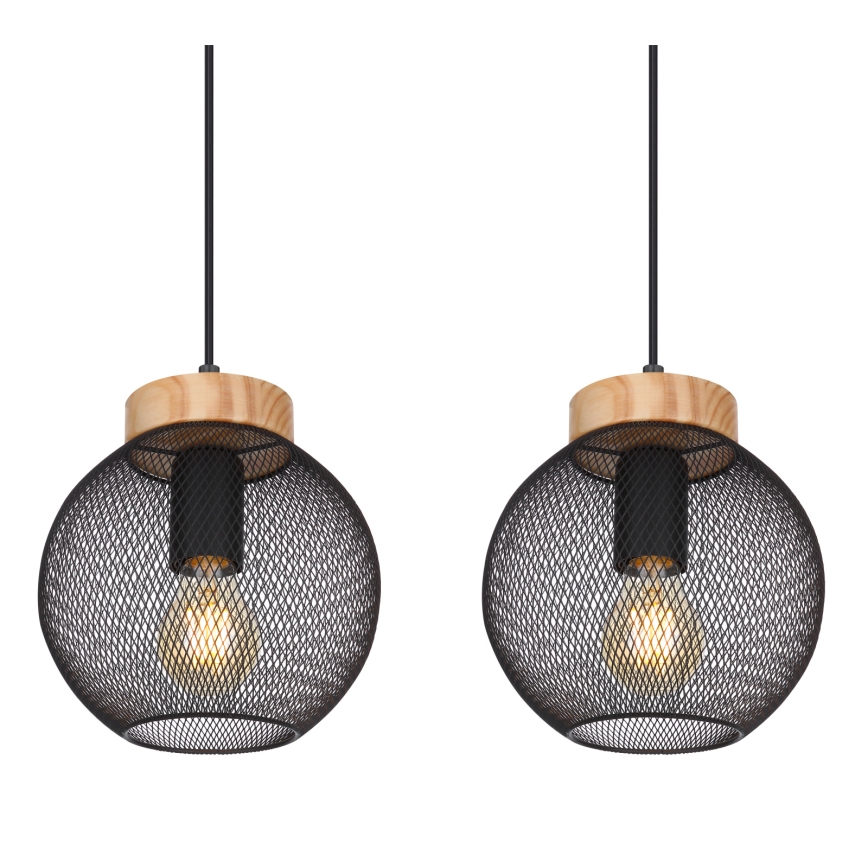 Globo - Pendellamp aan kabel 4xE27/40W/230V