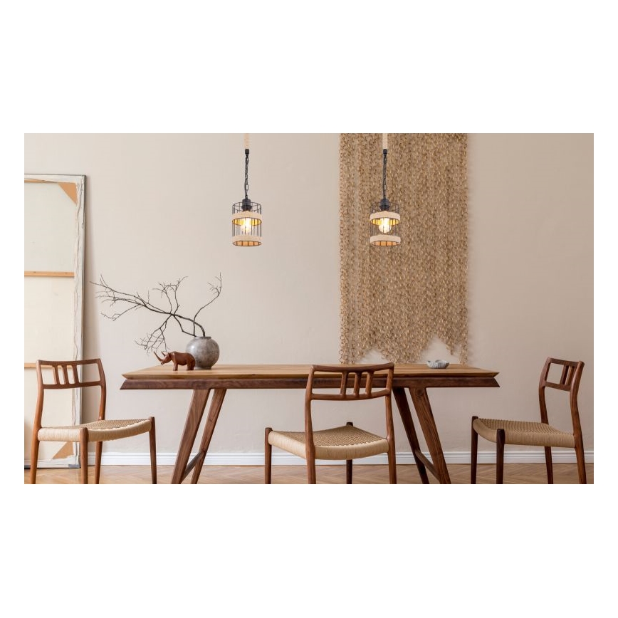 Globo 15673H - Hanglamp aan ketting HALIA 1xE27/60W/230V